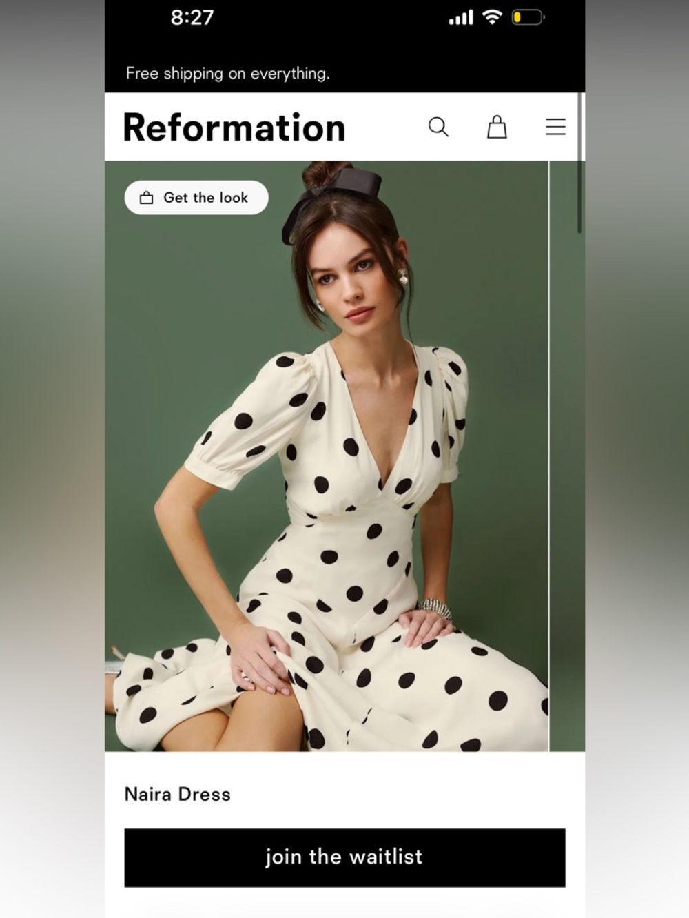 Reformation Naira Dress - Picture 3 of 8